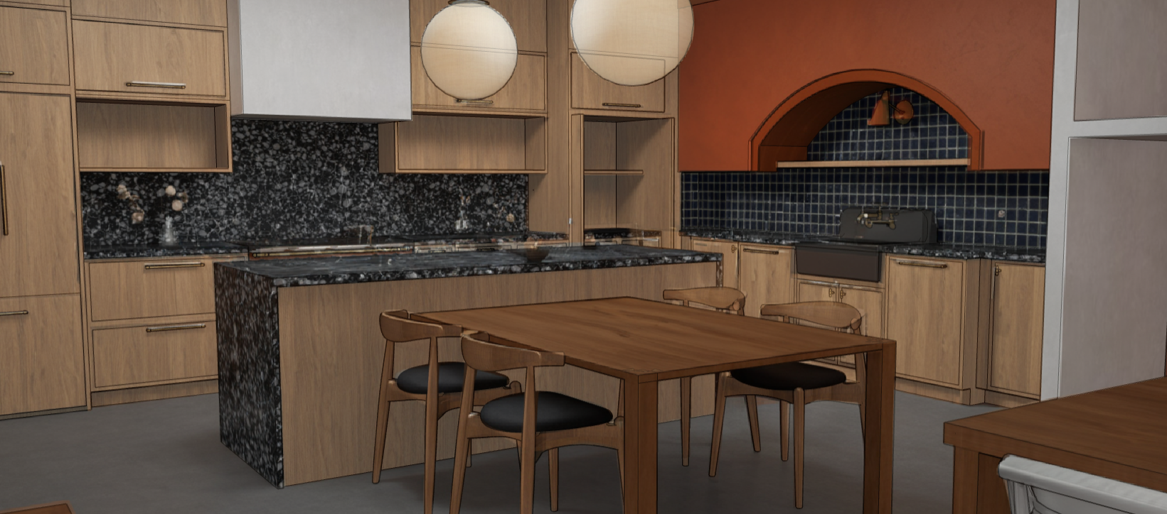 3D kitchen visualization
